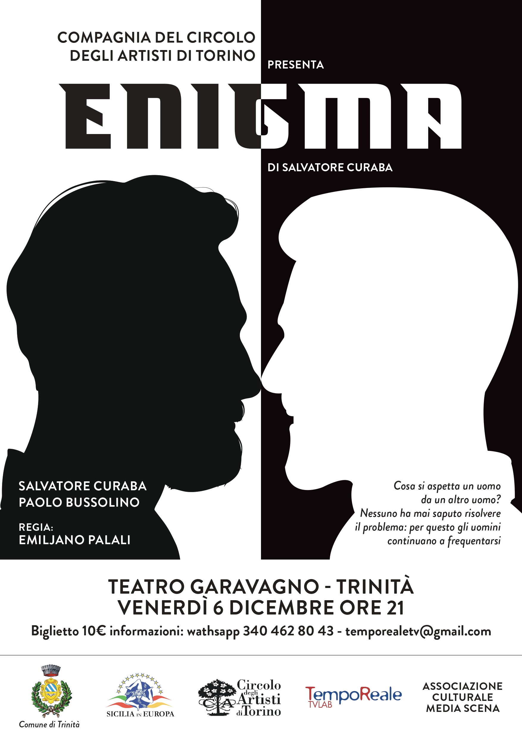 “ENIGMA” Spettacolo teatrale